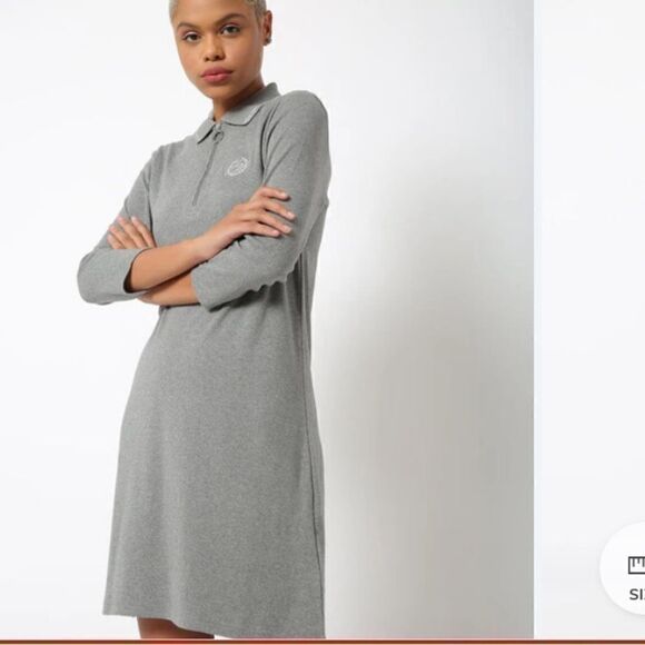 TOMMY HILFIGER Cotton
T-shirt Dress with Zip Placket - Picture 1 of 14